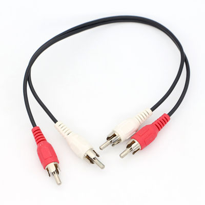 comprar High End Audio Video TV Y Splitter 2 RCA Hombre a 2 RCA Hombre Cable de audio y video online manufacture