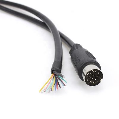 comprar Conector PIN Din de 1M 2M Shield 13 personalizado para cable de cola de cerdo de alambre abierto online manufacture