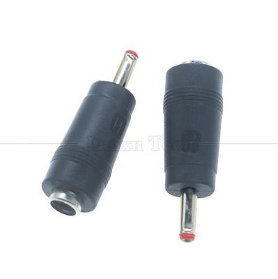 comprar 5.5x2.1mm Mujer a 3.5x1.35mm Hombre Adaptador de conector de conexión de conector de corriente continua online manufacture