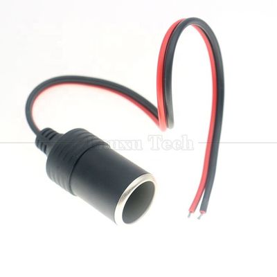 comprar 12V 24V 10A 18AWG DC Automóvil encendedor de cigarrillos mujer enchufe conector de alimentación cable de extensión online manufacture