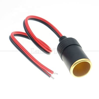 comprar 12V 24V 20A Cooper puro de corriente continua encendedor de cigarrillos para automóviles conector de toma de corriente de conexión de conexión de conexión de cable de extensión online manufacture