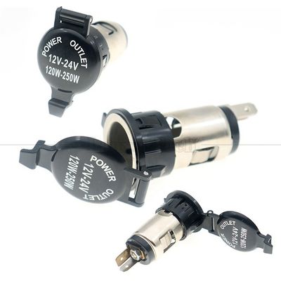 comprar 12v 24v impermeable Gap coche encendedor de cigarrillos mujer conector de carga de energía adaptador para motocicleta online manufacture