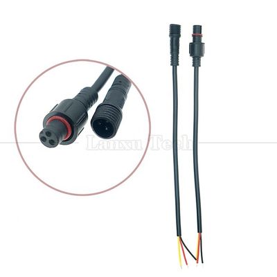comprar IP67 impermeable IP68 macho Hembra 2 3 4 5 6 7 8 Pin M12 Cable para LED online manufacture