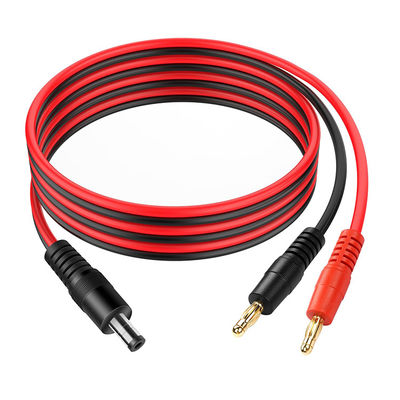 comprar 12v DC 5.5mm X 2.1mm de sexo masculino a 4mm Plug de plátano Cable online manufacture