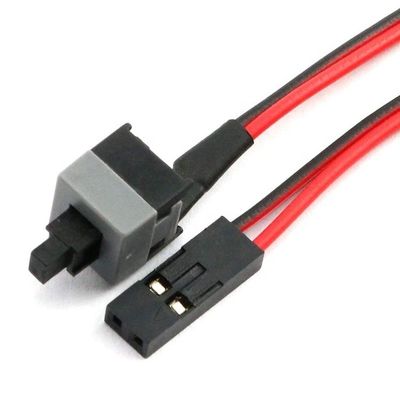 comprar 2 pines de caja de PC SW de la placa base de la conexión en apagado el ordenador restablecer la energía del cable ATX online manufacture
