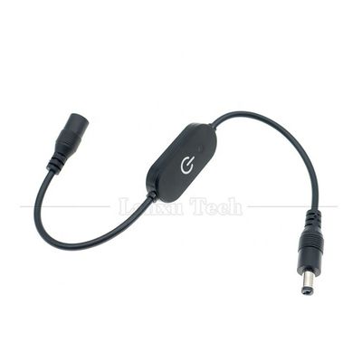 comprar 12V Hombre a Mujer 5.5x2.1 Barril Jack DC Power Led Dimmer Switch Cable para luz LED online manufacture