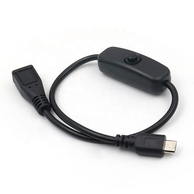 comprar Hombre a mujer ON OFF Micro USB cable de carga de extensión con interruptor online manufacture