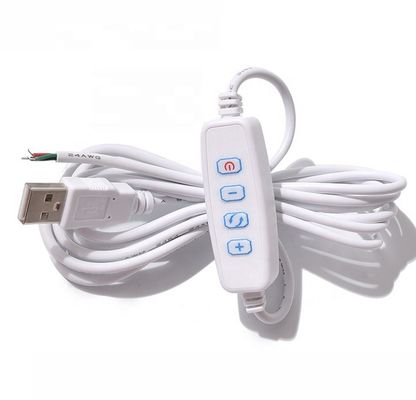 comprar 5V LED USB ON OFF Switch Cable Dimmer para lámpara online manufacture