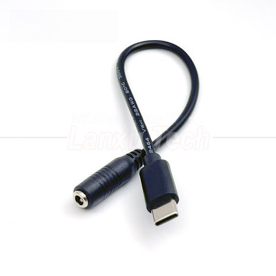 comprar 5V Tipo C a CC 3.5x1.35mm 5.5x2.1mm Cable de extensión de carga de energía para ventilador de lámpara de escritorio LED online manufacture