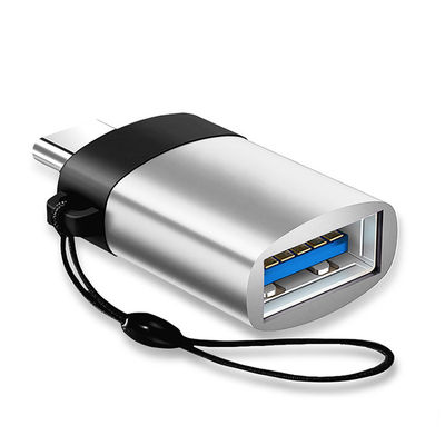comprar Adaptador portátil Mini Lanyard Shell Metal OTG Tipo C 3.1 Hombre a USB 3.0 Mujer online manufacture