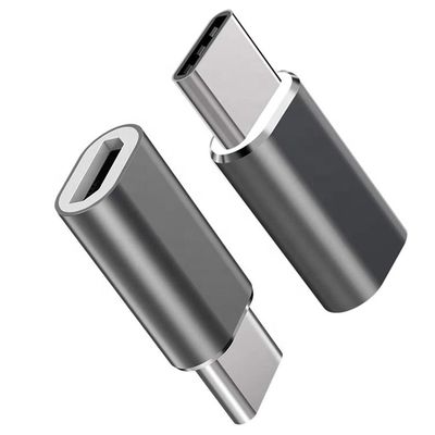 comprar Adaptador de convertidor OTG de conexión y reproducción de metal Shell Micro USB Femenino a Tipo C Hombre online manufacture