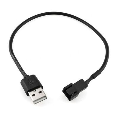 comprar USB a 3 pin 4 pin Molex Femenino PWM 5V Cuerpo de ordenador Frescor de refrigeración del ventilador Adaptador de alimentación Conector de cable online manufacture