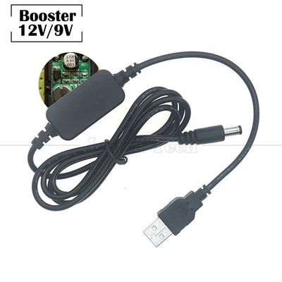 comprar USB de alta potencia a CC 5.5x2.1mm Jack 12V 9V Convertidor de impulsor de salida Cable de adaptador para Wifi Router Modem LED Strip GPS online manufacture