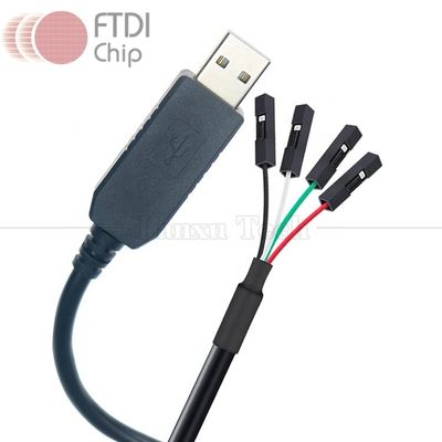 comprar Alta calidad FTDI FT232 Uart USB a TTL Cable Serial con conector 4p Dupont para Arduino Raspberry Pi online manufacture