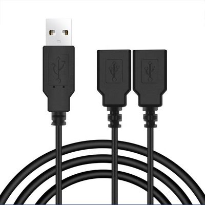 comprar OEM personalizado 2m 1 Hombre a 2 Mujer Y cable de división USB para carga online manufacture