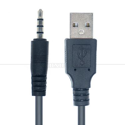 comprar Cargador de alta calidad 1M 2M TRRS 4 polos USB a 3.5mm Jack Cable para auriculares de altavoz online manufacture