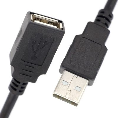 comprar 1m 2m 3m Hombre a mujer Tipo A USB 2.0 Cargador de datos de extensión Cordón de cable OTG online manufacture