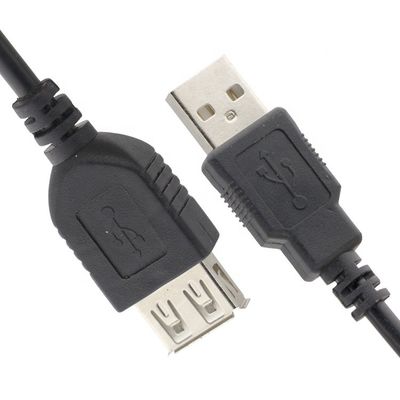 comprar 1m 2m 3m 5m Hombre a mujer USB 2.0 Tipo A Cable de cargador de datos de extensión online manufacture