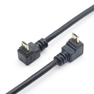 comprar Ángulo de 90 grados hacia arriba ángulo de carga de datos Micro USB cable online manufacture