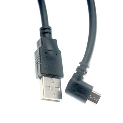 comprar Esquerda derecha hacia arriba hacia abajo Ángulo 1M 2M 3M 5M Carga de datos de 90 grados Micro a cable USB online manufacture