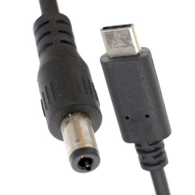 comprar USB personalizado tipo 3.1 C macho a DC 5.5x2.5mm macho Jack cargador de energía Cable de alimentación para portátil online manufacture