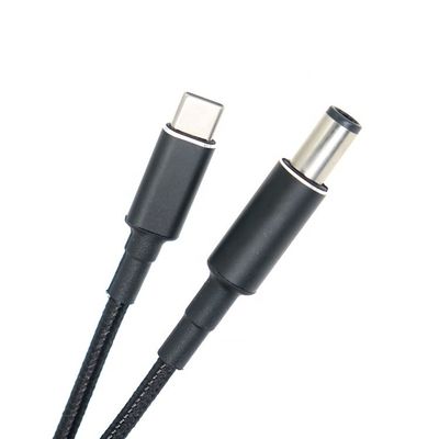 comprar 100W 20V 5A PD cargador USB trenzado duradero Tipo C a DC 7.4x5.0mm Cable para computadora portátil online manufacture