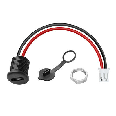 IP67 IP68 Cap impermeable USB Tipo C Conector de conexión femenino a 2 pines PH 2.0 XH 2.54 SH1.0 VH ZH MX