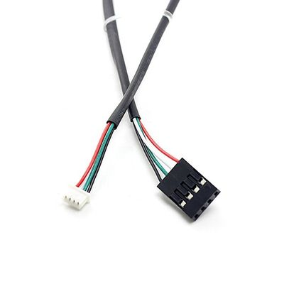 Custom 4 Pin Dupont 2.54mm a Molex 1.25mm conector de tono cable de ensamblaje de cable de arnés de alambre