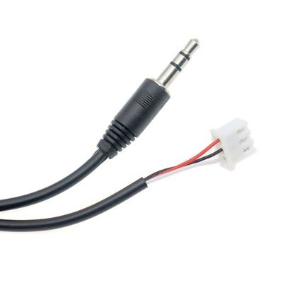 Conector de audio TRS de 3.5 mm personalizado con cable de conector de 3 pines JST XH