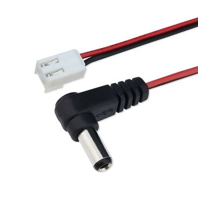 Jack de barril de CC OEM personalizado para JST XH 2 pin 2.54 Pitch Power Cable