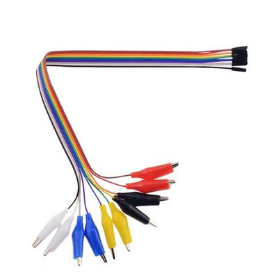 10 pin Alligator Clip para mujer Dupont paneles de prueba de plomo cables para Raspbrry Pi