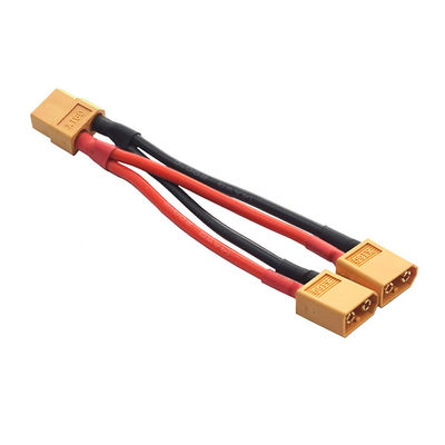 14AWG XT60 1 Cable de extensión de división Y de mujer a hombre para batería RC Lipo