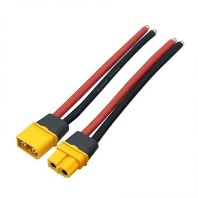 12AWG 100mm 150mm alambre de silicio XT60 XT60H XT60U conector de carcasa de carcasa macho hembra cable de enchufe para batería FPV