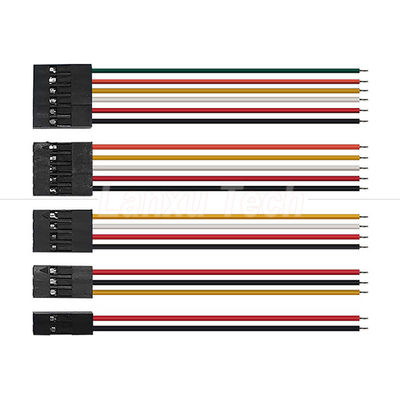 10cm 20cm 30cm 50cm 2 Pin 3 4 5 6 8 10 Pin Dupont 2.54mm Conector de cable Jumper Arnés de cable