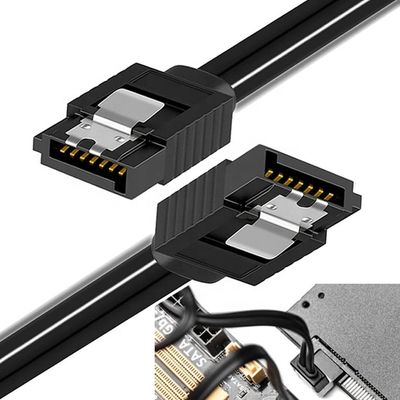 Alta velocidad 6Gbps 8pin Carga de datos Sata III 3.0 Cable de extensión de energía para disco duro HDD SSD