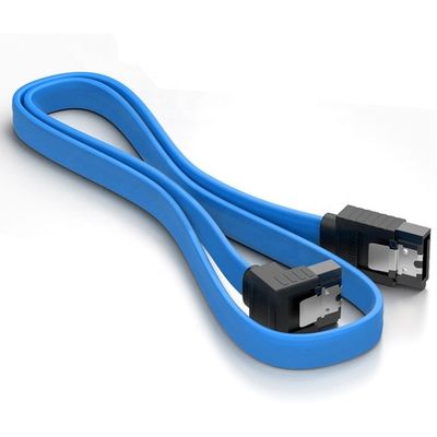 Cable de conector Sata de alta velocidad 6Gbps 90 grados en ángulo recto para disco duro