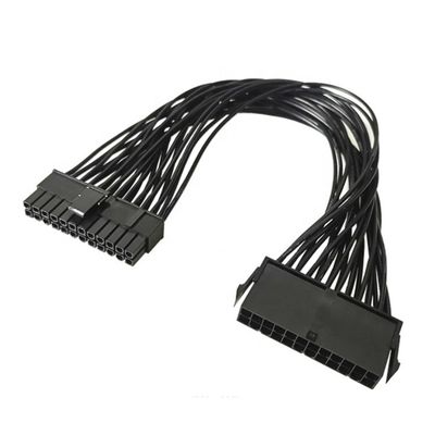 Cable de extensión de suministro de energía ATX de 24 pines para placa base de computadora