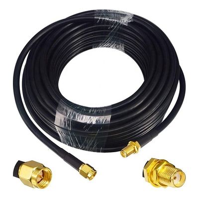 Hombre a Hembra RG174 RG178 RG316 RG58 ensamblaje RF Jumper Antena Cable coaxial