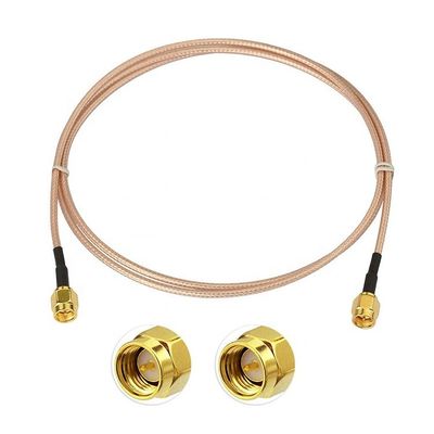 RG316 Cable de extensión de conector de RF coaxial SMA a SMA para TV Wifi FPV
