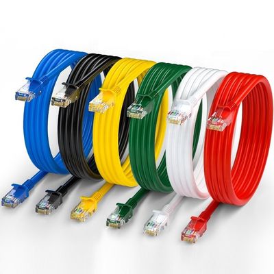 Múltiples colores 1m 2m 3m 5m 10m STP UTP RJ45 Cordón de parche Red de cable LAN Ethernet