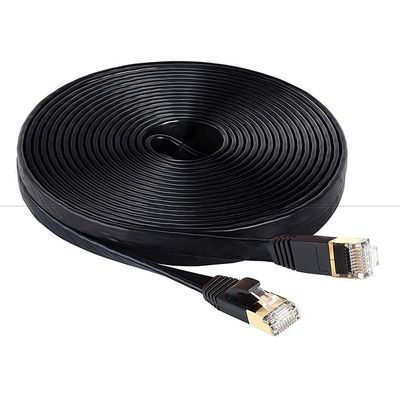 1M 3M 5M 10M UTP FTP Shield Cat5 Cat5e Cat6 Ca6a Cat7 RJ45 Cable de parche de Ethernet plano