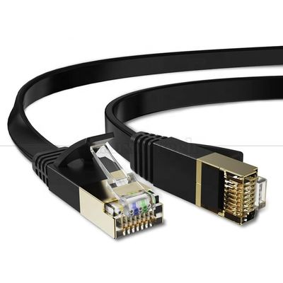 1M 3M 5M UTP FTP STP SFTP Shield Cat5 Cat5e Cat6 Ca6a Cat7 RJ45 Red plana Lan Ethernet Cable de parche para computadora