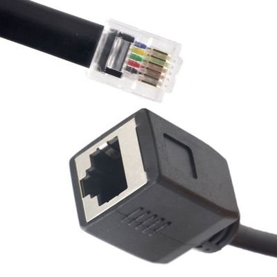 Personalización Socket macho a hembra Cat5 Cat5e Cat6 Cat7 8P8C RJ45 8p8c Cable de extensión de red Ethernet