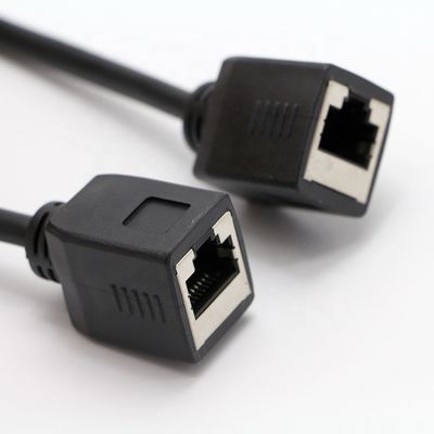 Cable de red Ethernet LAN de conexión femenina a femenina RJ45 8P8C
