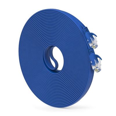 UTP STP Industrial Cat5 Cat5e Cat6 Cat7 Flat RJ45 Cordón de parche de red Lan Ethernet Cable de extensión para el enrutador