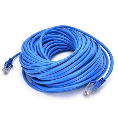 Personalización 1m 5m 10m 30m Cat5 Cat5e Cat6 Cat7 STP UTP RJ45 Cordón de parche Lan Ethernet Cable de red