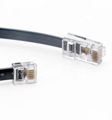 Conexión de PIN personalizada RJ45 8P8C a RJ11 6P4C Teléfono ADSL Modem Cable de Wan
