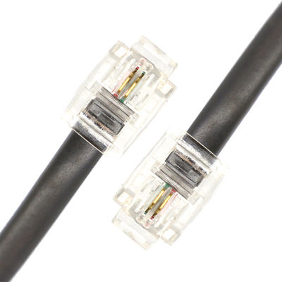 1M 2M 3M Intercomunicador de escudo Cat3 RJ11 6P2C Cable telefónico Adsl