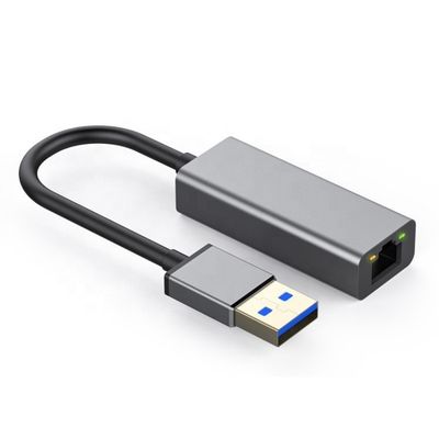Super velocidad 1000Mbps Metal Shell USB 3.0 para el adaptador Ethernet Gigabit RJ45