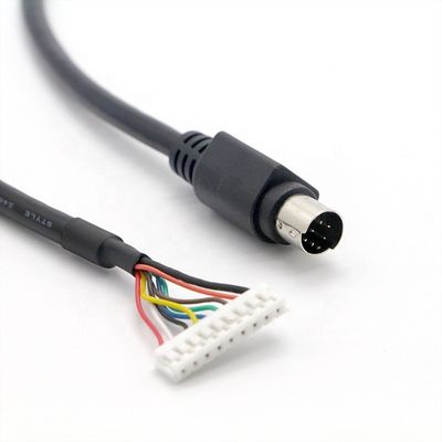CUSTOM 1M PC Motor Controller S Video 9 PIN JST Conector de 8 PIN Mini DIN para el cable